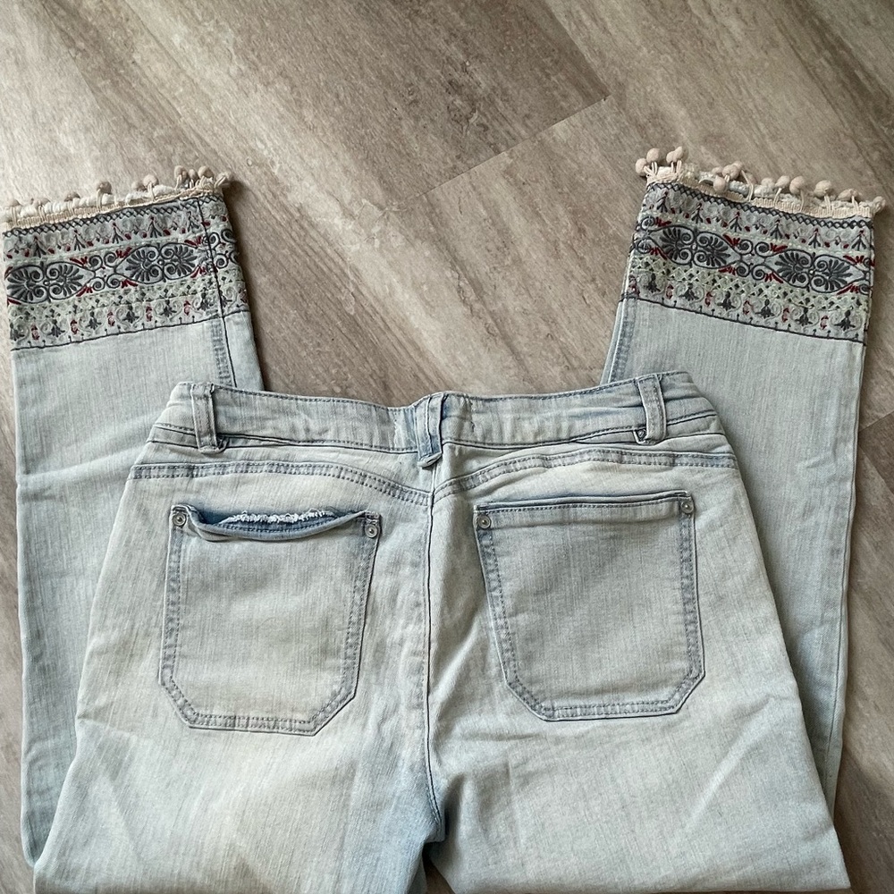 Bohemian cropped Jean